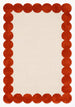 Hand-Tufted Scalloped Wool Area Rug | Modern Irregular Shape with Soft Plush Pile