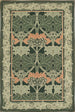 Handmade W Morris Traditional Oriental 100% Wool Area Rug