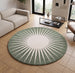 Modern Round Area Rug – Hand-Tufted with 100% New Zealand Wool