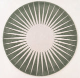 Modern Round Area Rug – Hand-Tufted with 100% New Zealand Wool