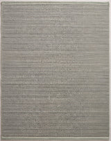 Modern Hand Tufted Wool Rug, Thin Striped Pattern, Soft Wool Carpet