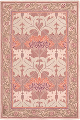 Handmade W Morris Traditional Oriental 100% Wool Area Rug