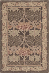 Handmade W Morris Traditional Oriental 100% Wool Area Rug
