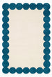 Hand-Tufted Scalloped Wool Area Rug | Modern Irregular Shape with Soft Plush Pile